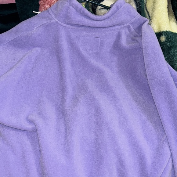 ALAB fleece purple pull over sweater - Picture 3 of 3